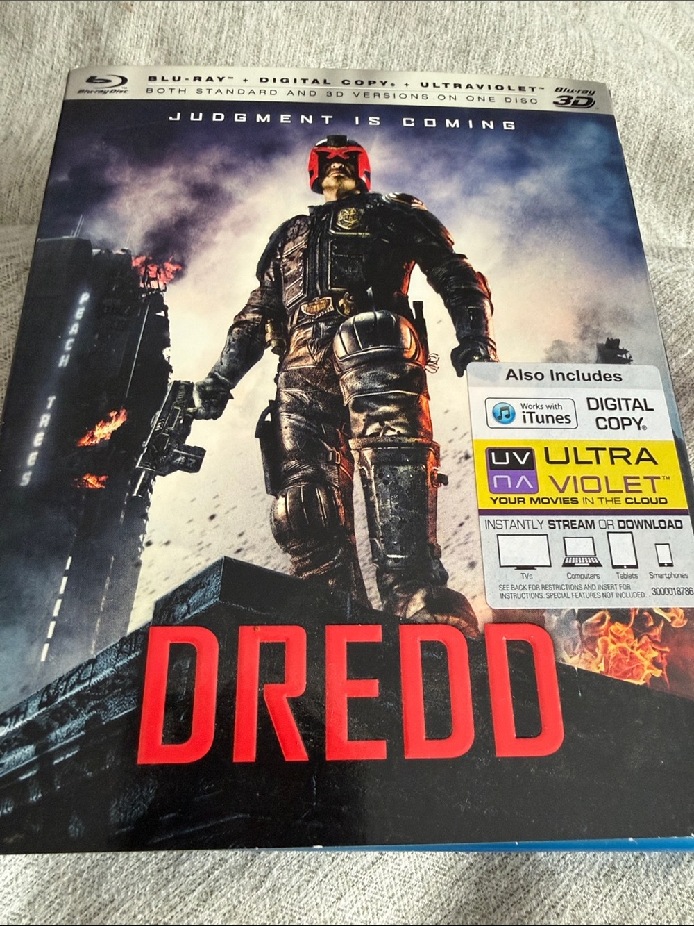 Dredd () - Black/Red Cover - DREDD Movie